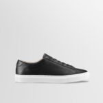 Capri Leather Sneaker in Onyx