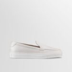 Lido Leather Loafer in Parchment