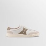 Monza Leather Sneaker in Latte